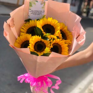 bouquet x 6 girasoles