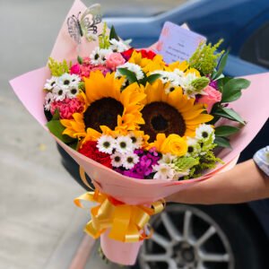 Ramo tropical "Alegría Radiante"